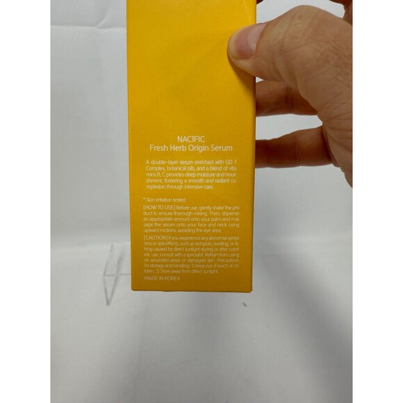 Nacific Fresh Herb Origin Serum Double Layer Face Serum 50ml NEW SEALED - Picture 2 of 5